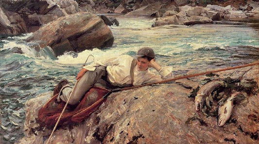 One His Holidays by John Singer Sargent