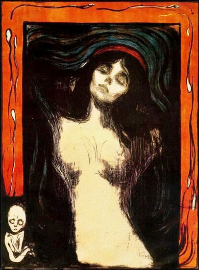 Madonna, 1895 by Edvard Munch