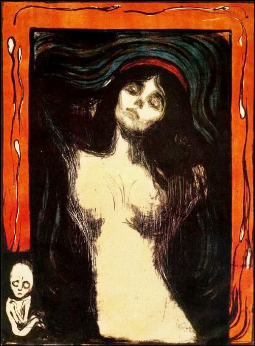 Madonna, 1895 by Edvard Munch