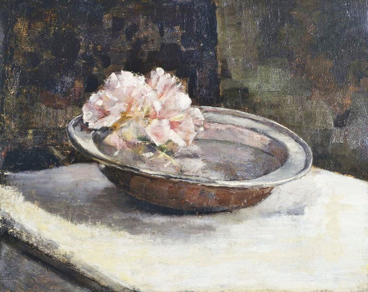 Still Life With Rhododendron by Abbott Handerson Thayer
