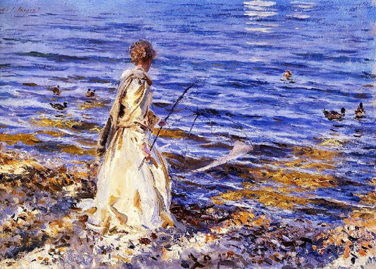 Girl Fishing by John Singer Sargent