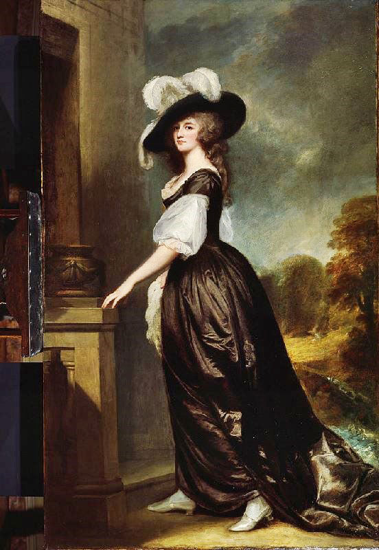 Charlotte, Lady Milnes by George Romne