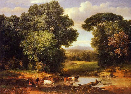 A Bit Of Roman Aqueduct by George Inness