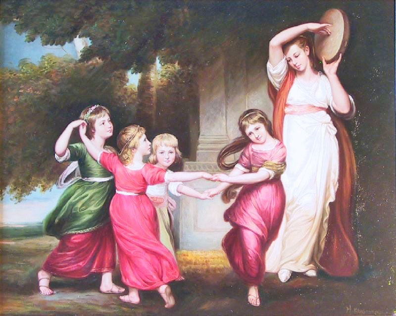 Granville Leveson-Gower´S Children by George Romne