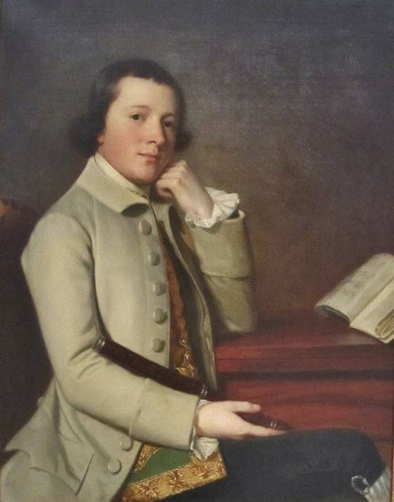 Young Man With A Flute by George Romne