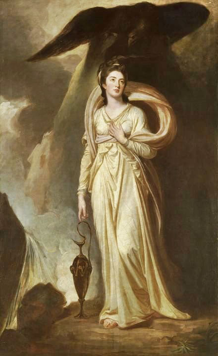 Viscountess Bukeley As Hebe by George Romne