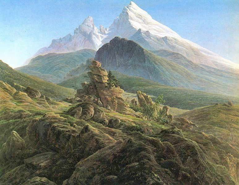 The Watzmann by Caspar David Friedrich