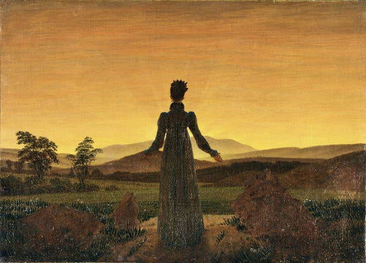 Woman Before The Rising Sun by Caspar David Friedrich
