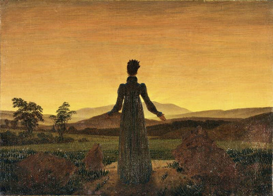 Woman Before The Rising Sun by Caspar David Friedrich