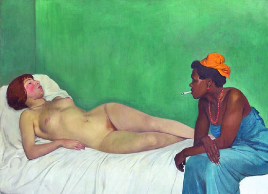 White And Black by Felix Vallotton