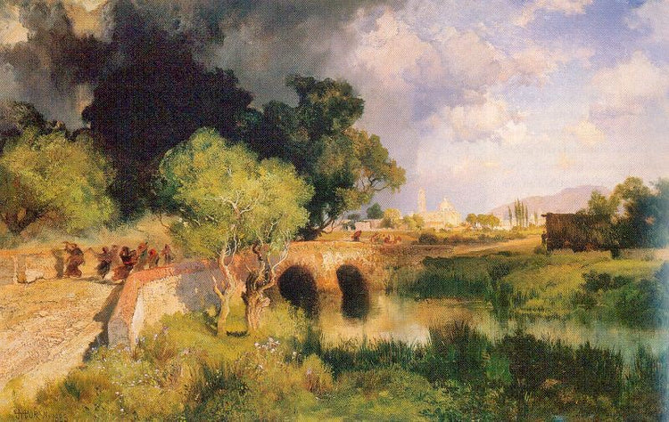 Gathering Storm Near Maravatio, Mexico by Thomas Moran