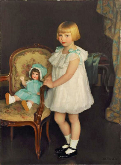 Portrait Of Eleanor Anne Schrafft by William MacGregor Paxton