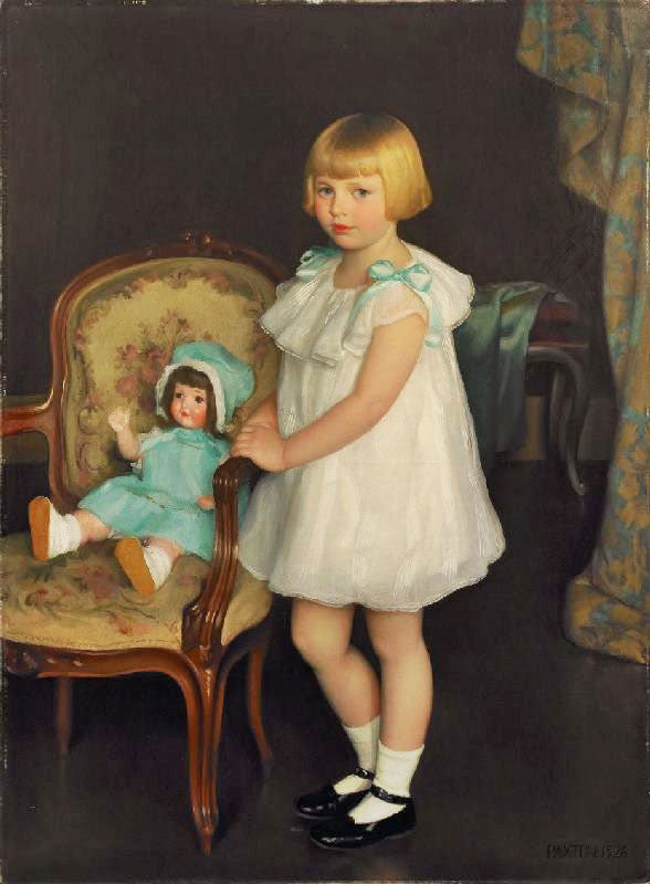 Portrait Of Eleanor Anne Schrafft by William MacGregor Paxton