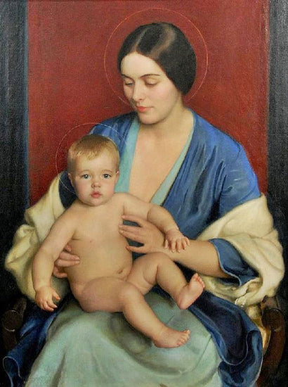 A Modern Madonna by William MacGregor Paxton