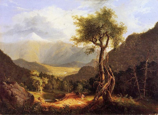 View In The White Mountains by Thomas Cole