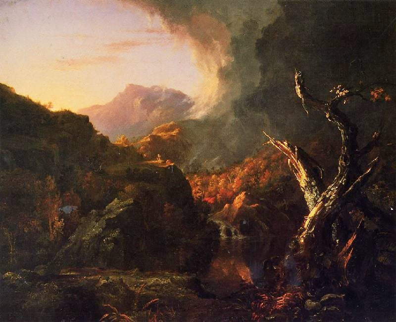 Landscape With Dead Trees by Thomas Cole