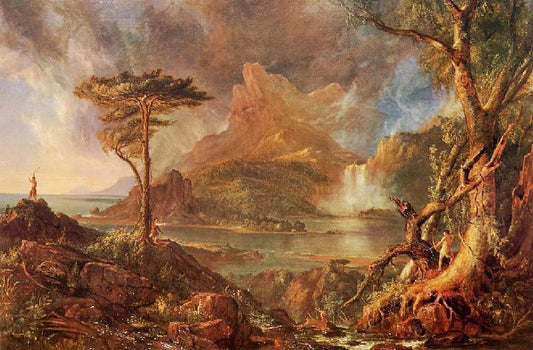 A Wild Scene by Thomas Cole