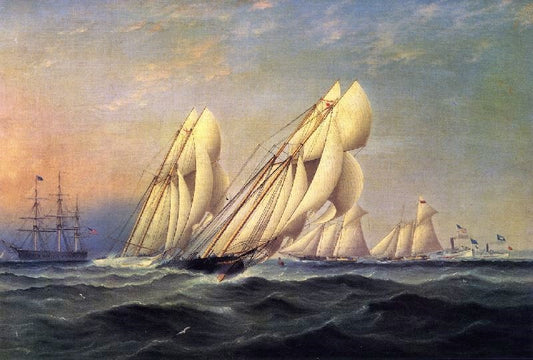 New York Yacht Club Race by James E. Buttersworth