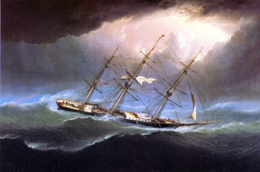 The Clipper Flying Cloud Off Cape Horn by James E. Buttersworth