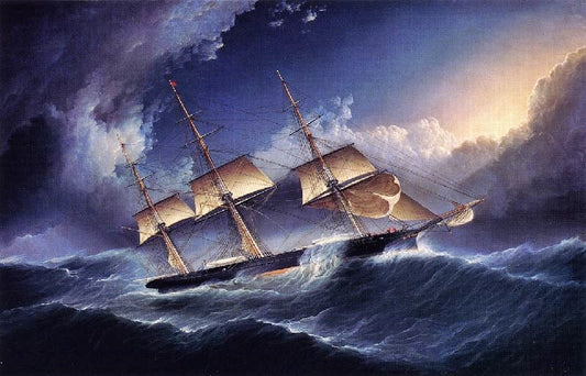 The Clipper Eagle In A Storm by James E. Buttersworth