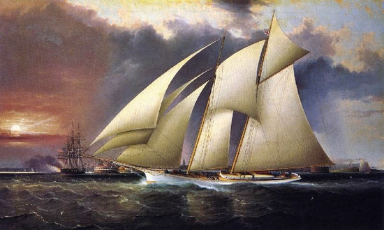 The Yacht Magic Defending America’S Cup by James E. Buttersworth