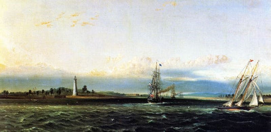 The Mouth Of The Savannah River At Cockspur Island by James E. Buttersworth