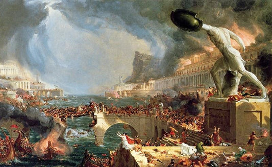 The Course Of Empire 4, Destruction by Thomas Cole