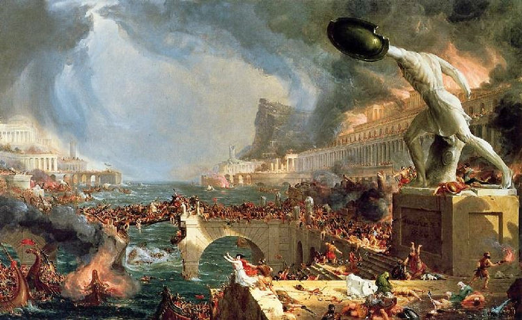The Course Of Empire 4, Destruction by Thomas Cole