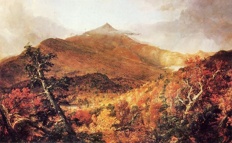 SCHROON MOUNTAIN, ADIRONDACKS, ESSEX COUNTY, NEW YORK, AFTER A STORM