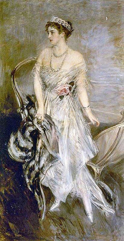 Mrs. Leeds, Later Princess Anastasia Of Greece, And Denmark by Giovanni Boldini