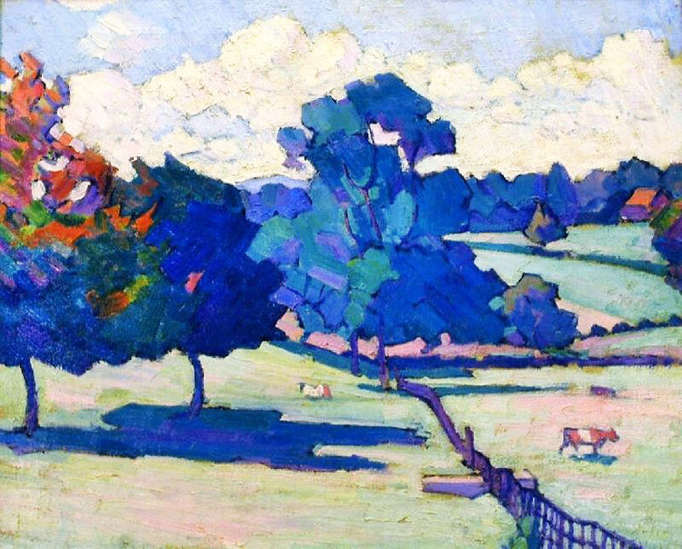 Town Field, Horsgate by Robert Bevan