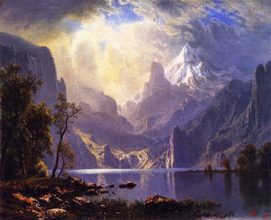 In The Sierras by Albert Bierstadt