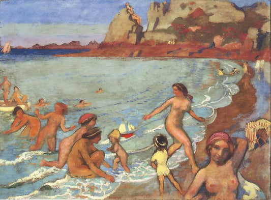 Jeux De Galatée À Trestrignel by Maurice Denis