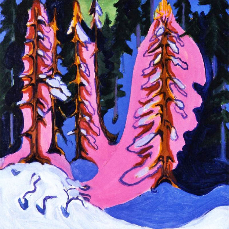 At The Edge Of The Forest by Ernst Ludwig Kirchner