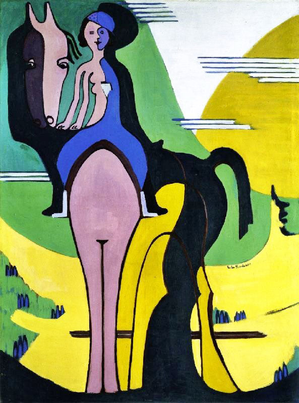 The Rider by Ernst Ludwig Kirchner