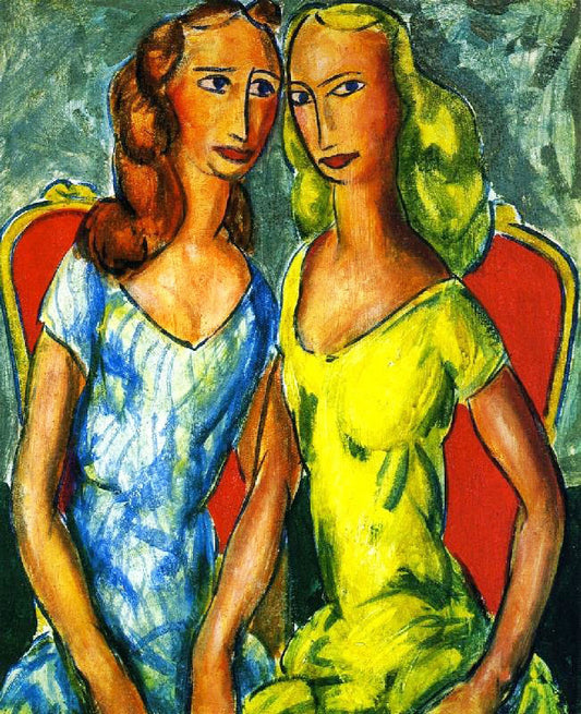Two Sisters by Alfred Henry Maurer
