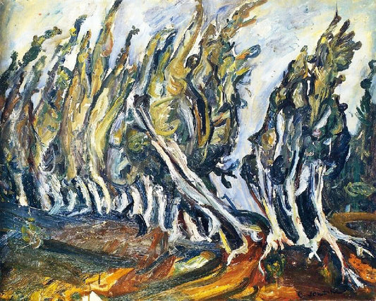 Poplars by Chaim Soutine