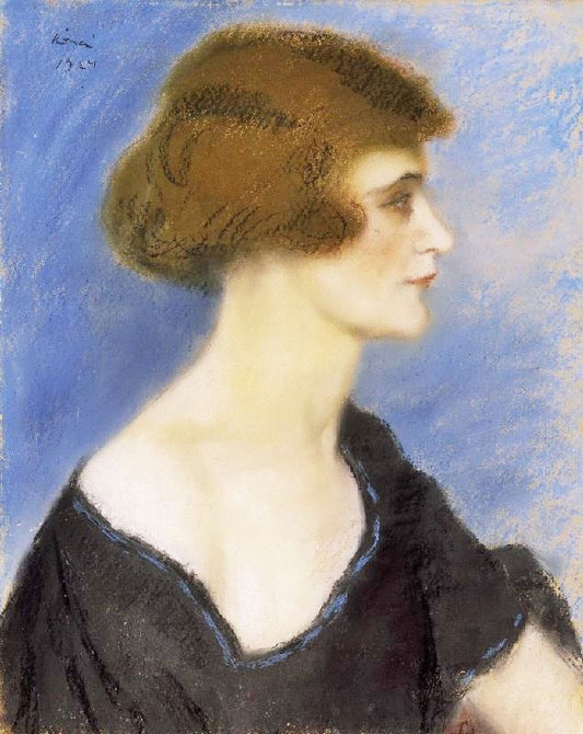 Actress by József Rippl-Rónai