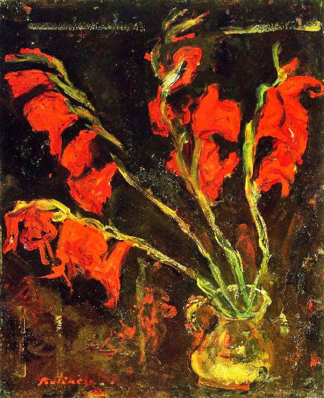 Gladiolas by Chaim Soutine