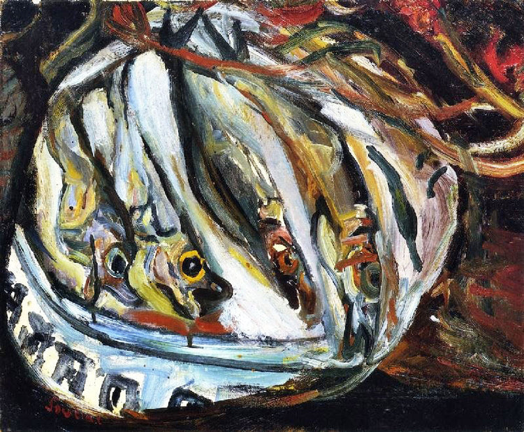 Still Life With Fish by Chaim Soutine