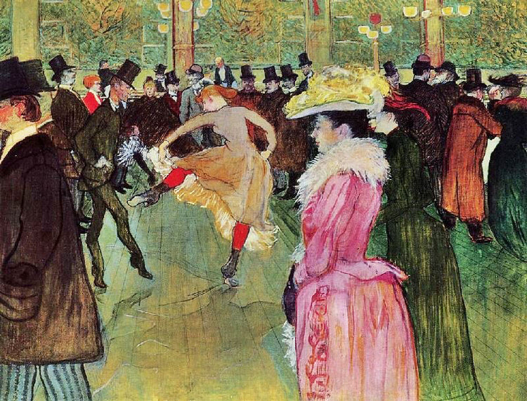 Dance At The Moulin Rouge by Henri de Toulouse-Lautrec