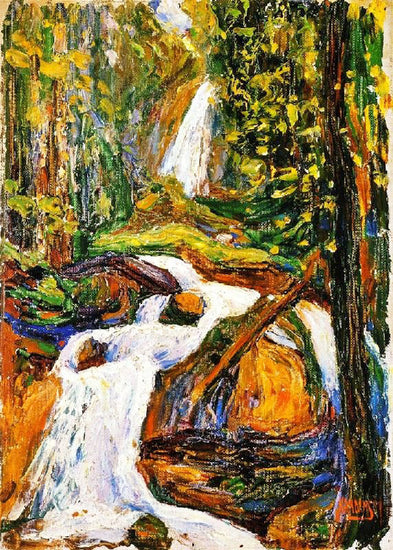 Kochel - Waterfall I by Wassily Kandinsk