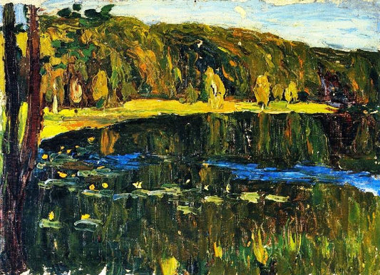 Achtyrka, Dunkler Lake by Wassily Kandinsk