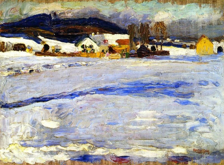 Bei Starnberg, Winter by Wassily Kandinsk