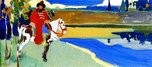 Russian Knight by Wassily Kandinsk