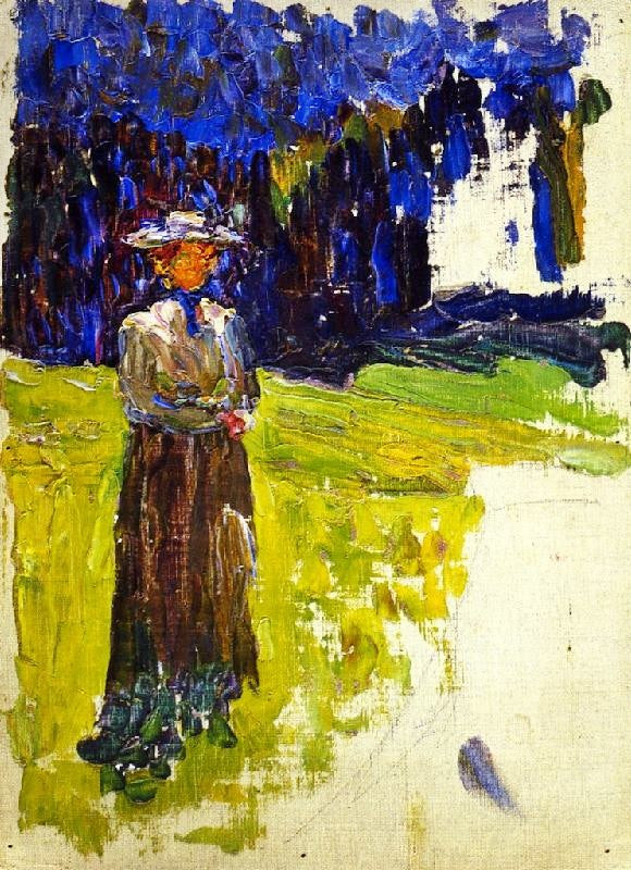 KOCHEL, LADY STANDING BY THE FOREST’S EDGE