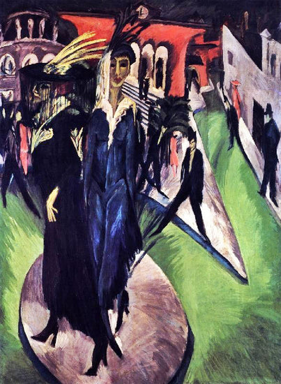 Potsdammer Platz by Ernst Ludwig Kirchner