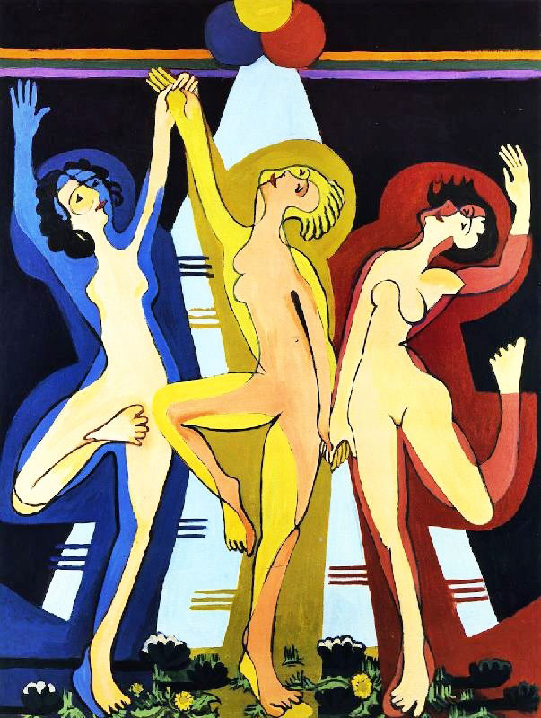 Farbentanz Ii by Ernst Ludwig Kirchner