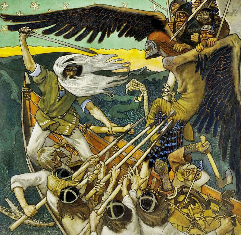 The Defense Of The Sampo by Akseli Gallen-Kallela