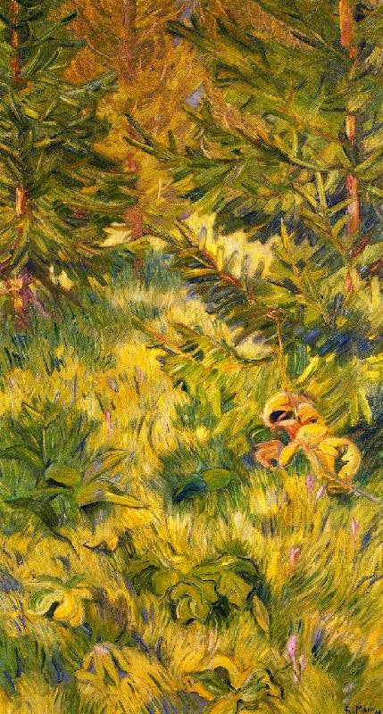 Study In Green by Franz Marc